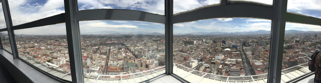 Panoramic view of Mexico City.