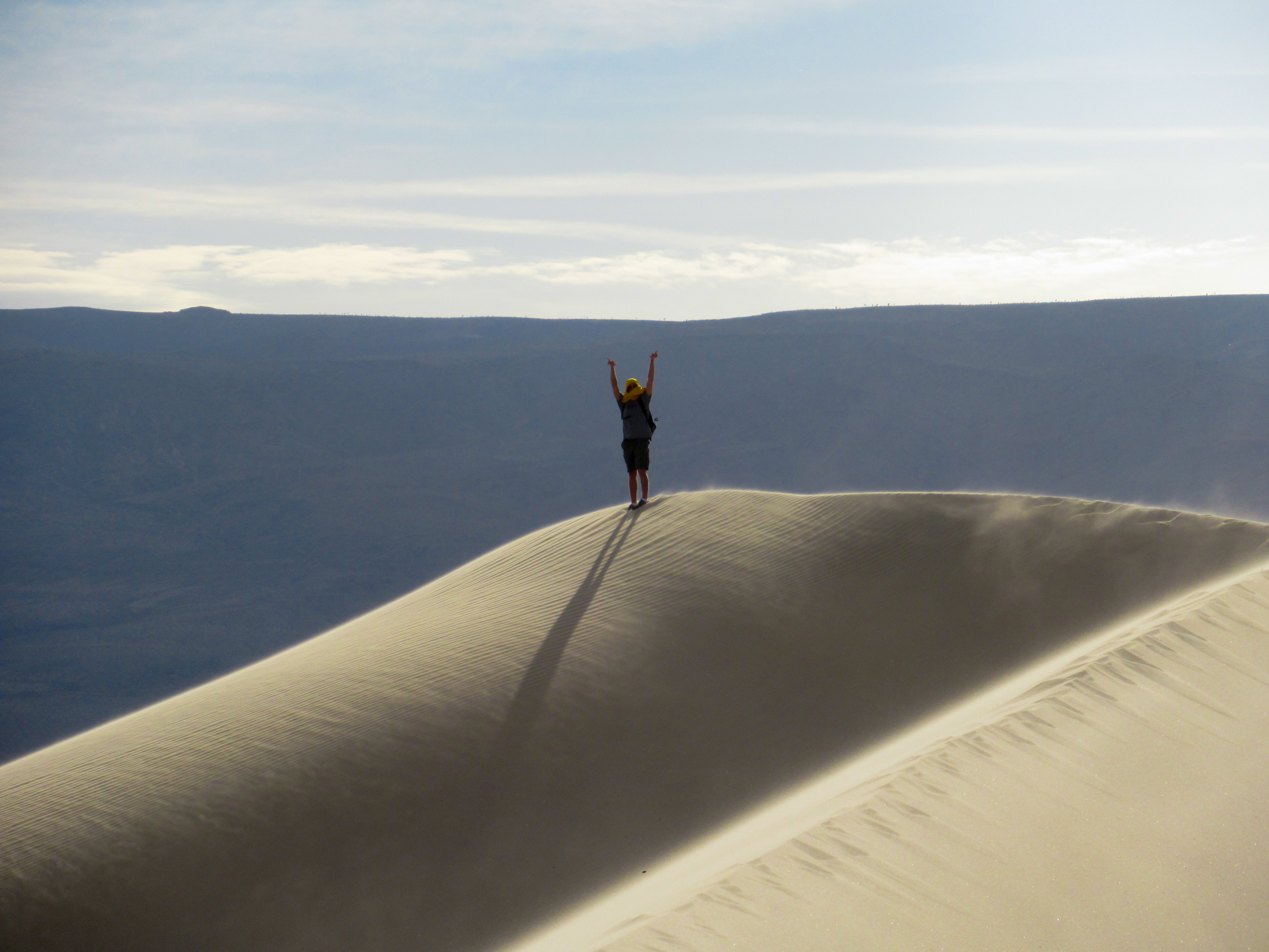 Standing a football field below the sea in California’s Death Valley
