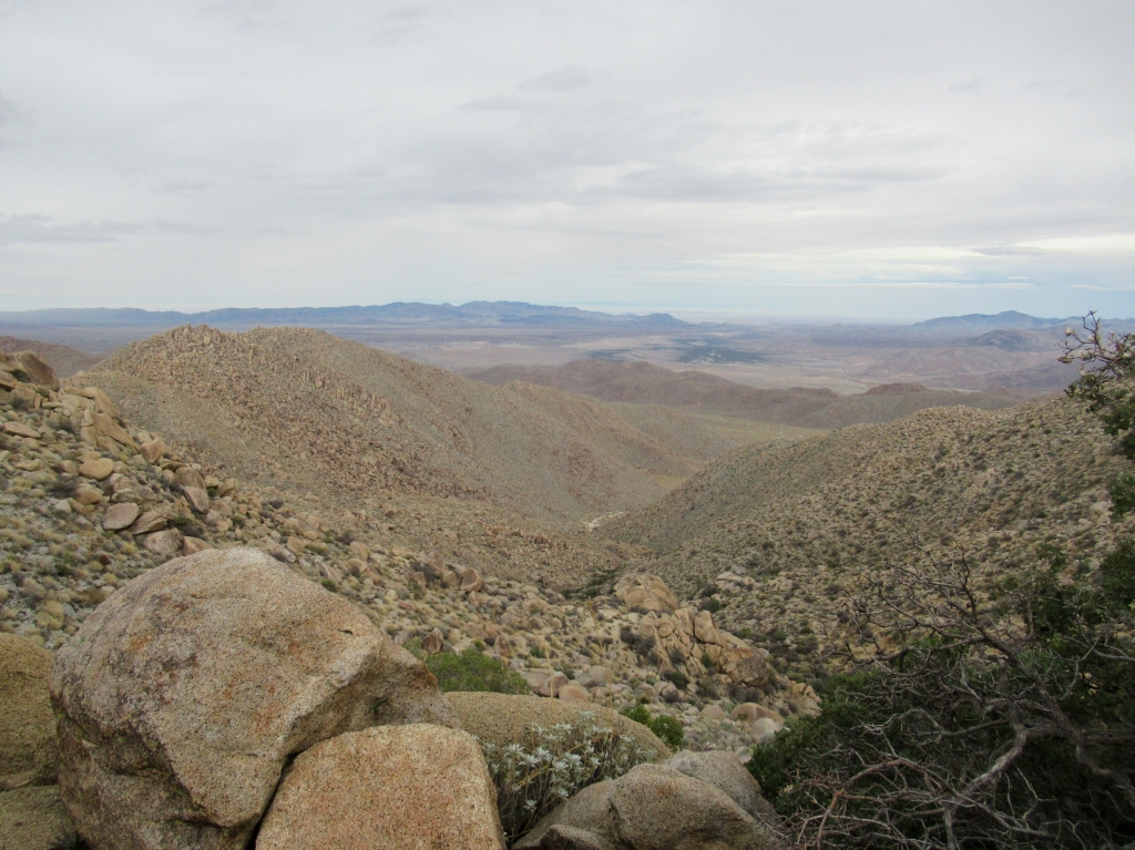 Mountains of Anza Borrego desert.