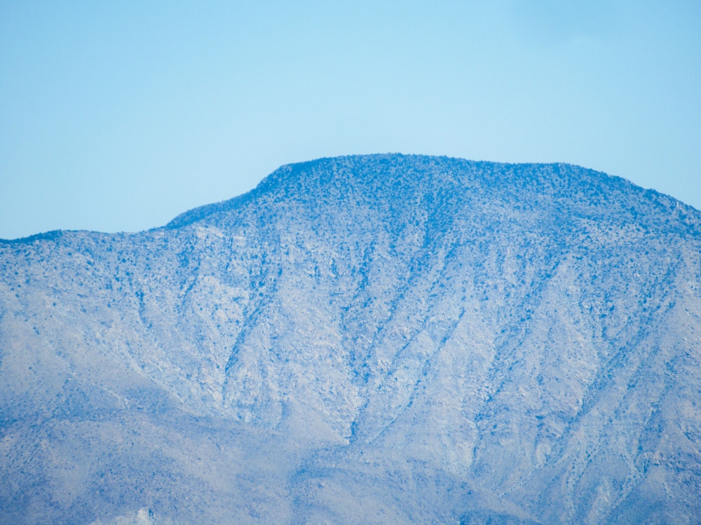 Rabbit Peak as seen from San Ysidro Mountain.