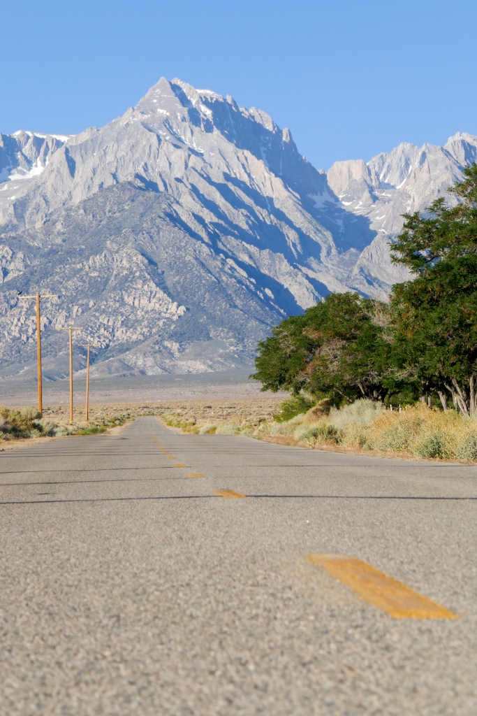 Eastern Sierra Nevada Mountains in Independence, California.