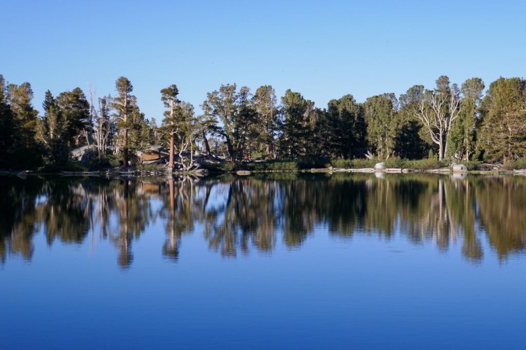 Matlock Lake reflection.